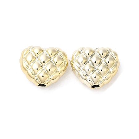 Plating CCB Plastic Waffle Beads PACR-C004-08G-1