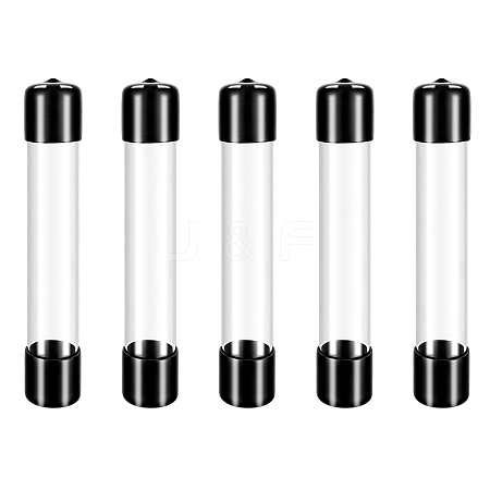 5Pcs PVC Plastic Transparent Storage Tube FIND-GA0008-68B-1