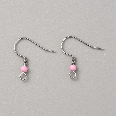 304 Stainless Steel Earring Hooks STAS-WH0027-64P-12-1