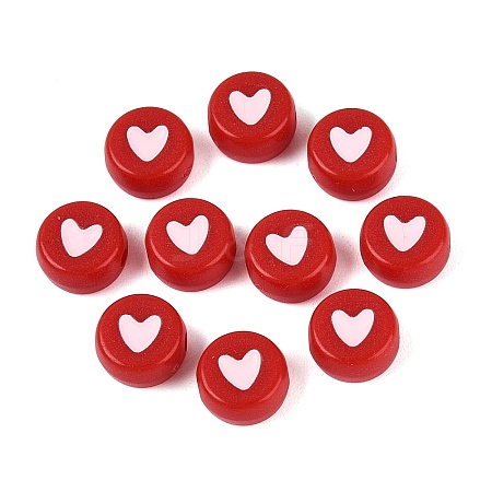 Opaque Acrylic Beads AC-N167-03A-1