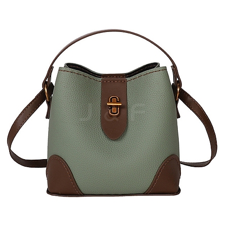 DIY PU Leather Crossbody Bucket Bag Making Kits FB-CBA9065-03-1