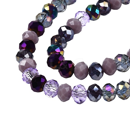 Electroplate Glass Beads Strands EGLA-SZ0001-32G-1