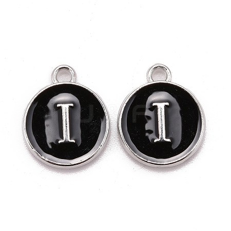 Platinum Plated Alloy Charms LS-ENAM-S118-02I-P-1