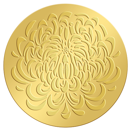 Self Adhesive Gold Foil Embossed Stickers DIY-WH0211-230-1