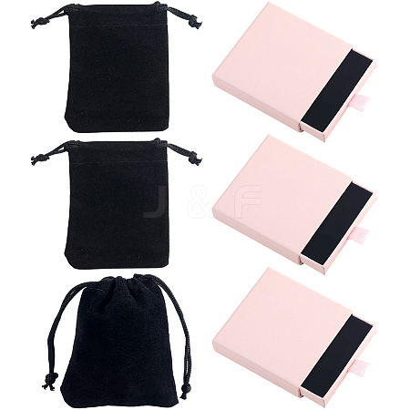 3Pcs Paper Drawer Boxes CON-BBC0001-18B-1