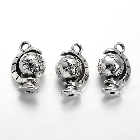 Tibetan Style Alloy Tellurion Pendants TIBEP-JC1123-AS-1