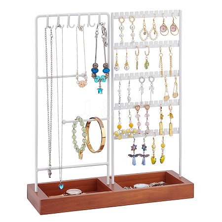 Iron Jewelry Display Stands AJEW-WH0518-11B-1