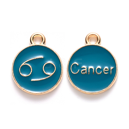 Alloy Enamel Pendants LS-ENAM-S124-01B-05D-1