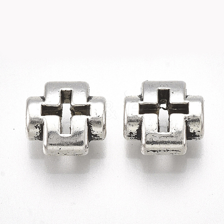 Tibetan Style Alloy Beads TIBE-31215-048AS-RS-1
