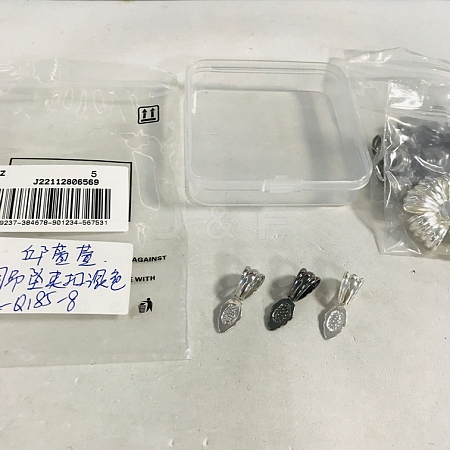 30Pcs 3 Colors Brass Pendant Bails FIND-DC0002-17-1