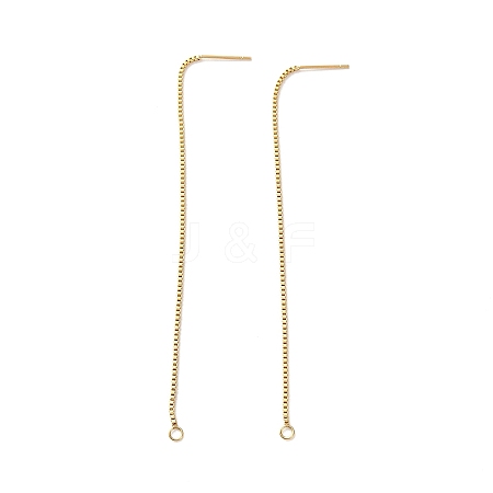 304 Stainless Steel Stud Earring Findings STAS-R164-05G-1