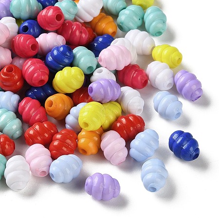 Opaque Acrylic Beads MACR-L010-05A-1