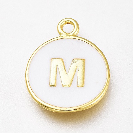 Brass Enamel Pendants LS-KK-H103-01M-G-1