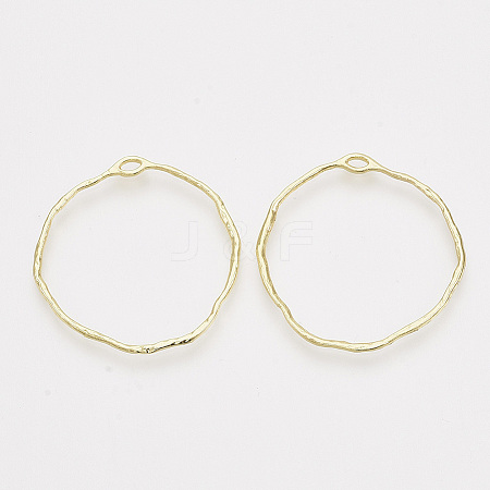 Alloy Open Back Bezel Pendants X-PALLOY-S121-82A-1