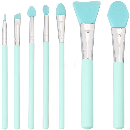 1 Set Silicone Makeup Brushes Set AJEW-GF0010-26-1