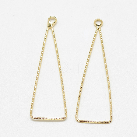 Brass Pendants KK-S347-107-1