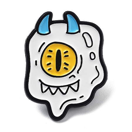 Monster Theme Don't Touch Me Enamel Pins JEWB-Q001-04EB-04-1