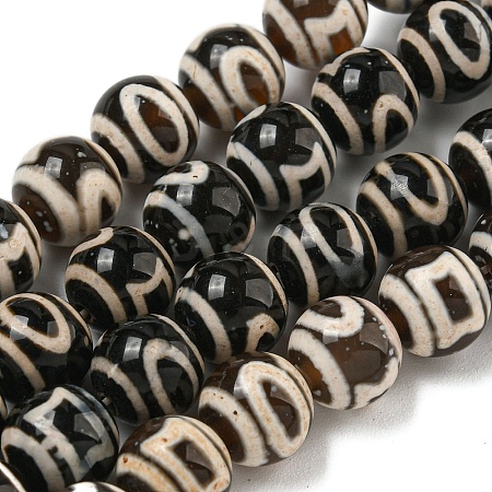 Tibetan Style dZi Beads G-U006-05-1