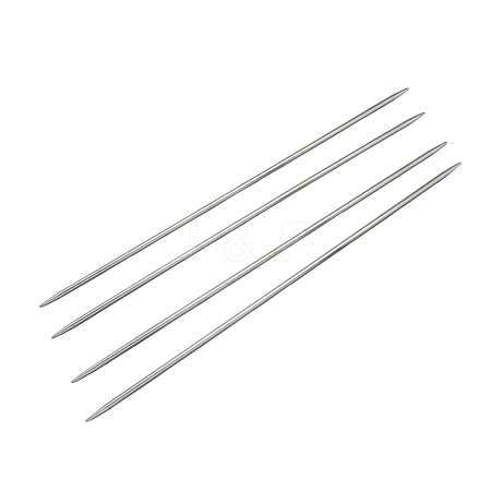 Stainless Steel Double Pointed Knitting Needles(DPNS) TOOL-R044-240x1.4mm-1