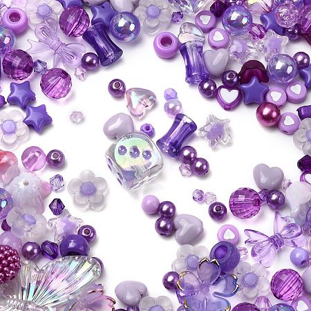 Opaque & Transparent Acrylic Beads SACR-XCP0001-06D-1