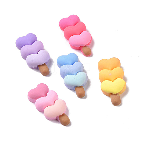 Cute Opaque Resin Decoden Cabochons RESI-L037-09-1