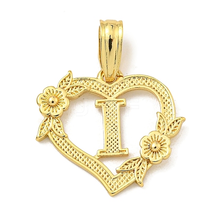 Heart Brass Pendants KK-I714-04G-I-1