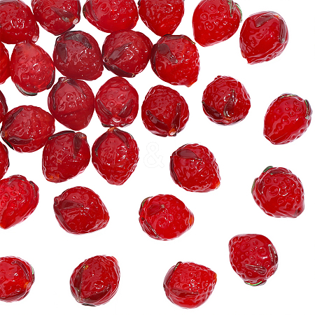 30Pcs Handmade Bumpy Lampwork Beads LAMP-PA0001-54-1