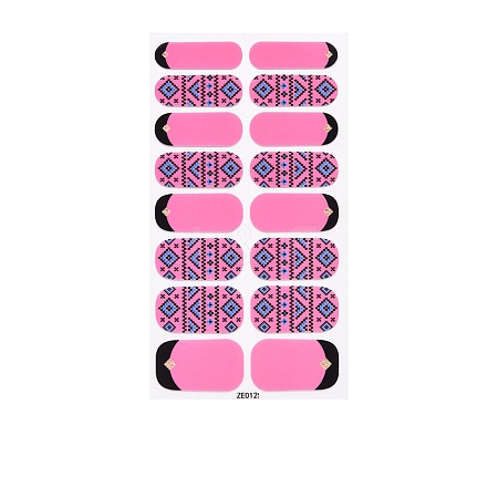 Nail Art Full Cover Nail Art Wrap MRMJ-T078-ZE0125-1