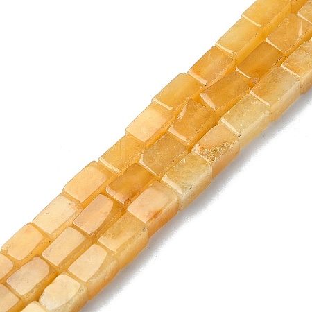 Natural Yellow Aventurine Beads Strands G-C135-F01-01-1