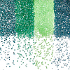 240G 4 Colors Electroplate Glass Chip Beads MRMJ-SC0001-38-1