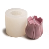 3D Tulip Flower DIY Food Grade Silicone Candle Molds PW-WG77557-01-4