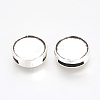 Tibetan Style Alloy Slide Charms Cabochon Settings LS-X-PALLOY-Q341-04AS-LF-5
