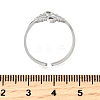 304 Stainless Steel Adjustable Cuff Rings RJEW-S628-03P-3