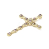 Real 18K Gold Plated Brass Micro Pave Cubic Zirconia Pendants KK-A209-03B-G-2