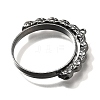 Alloy Open Back Bezel Pendants PALLOY-I223-12B-2