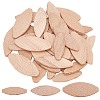 300Pcs 3 Style Beechwood Joiner Biscuits WOOD-OC0002-80-1