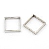 Square Ring Alloy Bead Frames EA565Y-NF-1