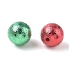 Christmas Textured Opaque Acrylic Beads AC-CBAC6DF-03-2