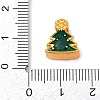 Christams Brass Enamel European Beads KK-F922-03B-G-3
