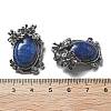 Dyed Natural Lapis Lazuli Pendants G-H083-01AS-04-3
