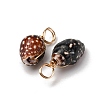 Spiral Shell Pendants PALLOY-JF02492-02-2