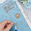 24 Pairs Brass Huggie Hoop Earring Findings DIY-CN0002-20-4