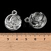 Transparent Acrylic Pendants TACR-G048-20-3