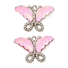 Alloy & Glass & Crystal Rhinestone Pendnats GL-CBA7C67-01P-01-1