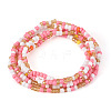 Resin Beads Bracelets BJEW-TAC0080-01E-2