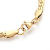 Ion Plating(IP) 304 Stainless Steel Curb Chain Bracelets BJEW-L636-02A-G-2