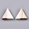 Translucent Opaque Resin & Wood Cabochons X-CRES-N028-001A-3