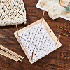 CHGCRAFT Square Wood Crochet Blocking Board DIY-CA0005-27A-5
