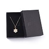 Brass Micro Pave Cubic Zirconia Pendant Necklaces NJEW-JN02523-M-6