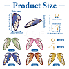 DIY Butterfly Wing Earring Making Kit DIY-TA0005-17-3